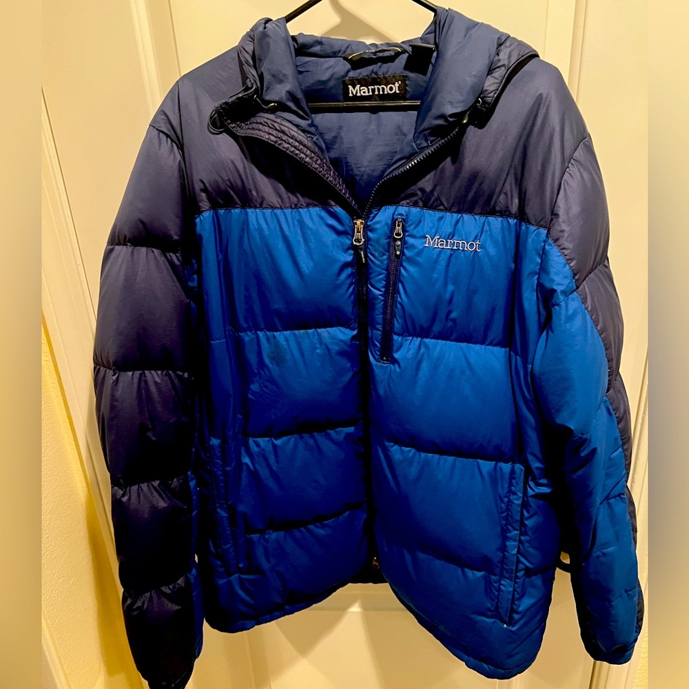 Mens Marmot puffer jacket